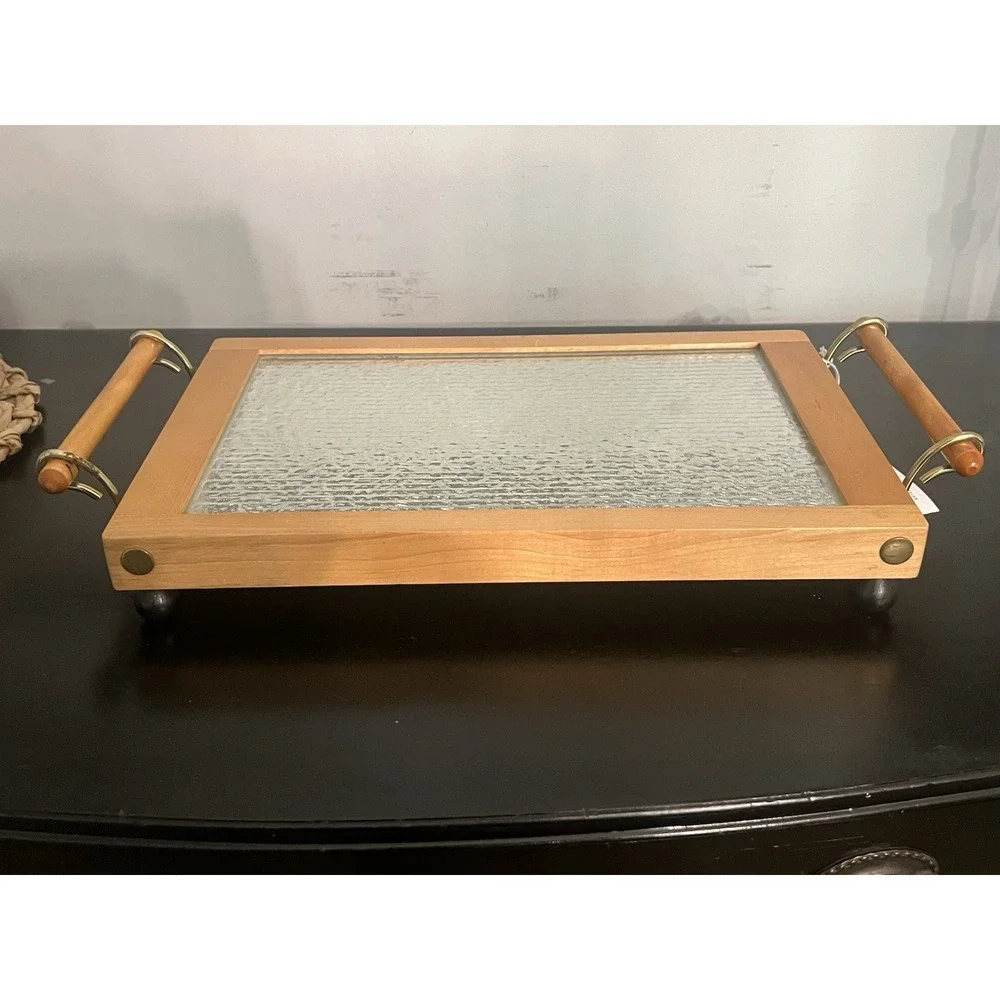 Mid Century Vintage Warming Tray No Plug EUC Could Be Used As Stand Alone Tray